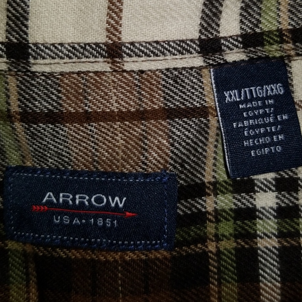 Flannel brown hues shirt - Picture 3 of 3